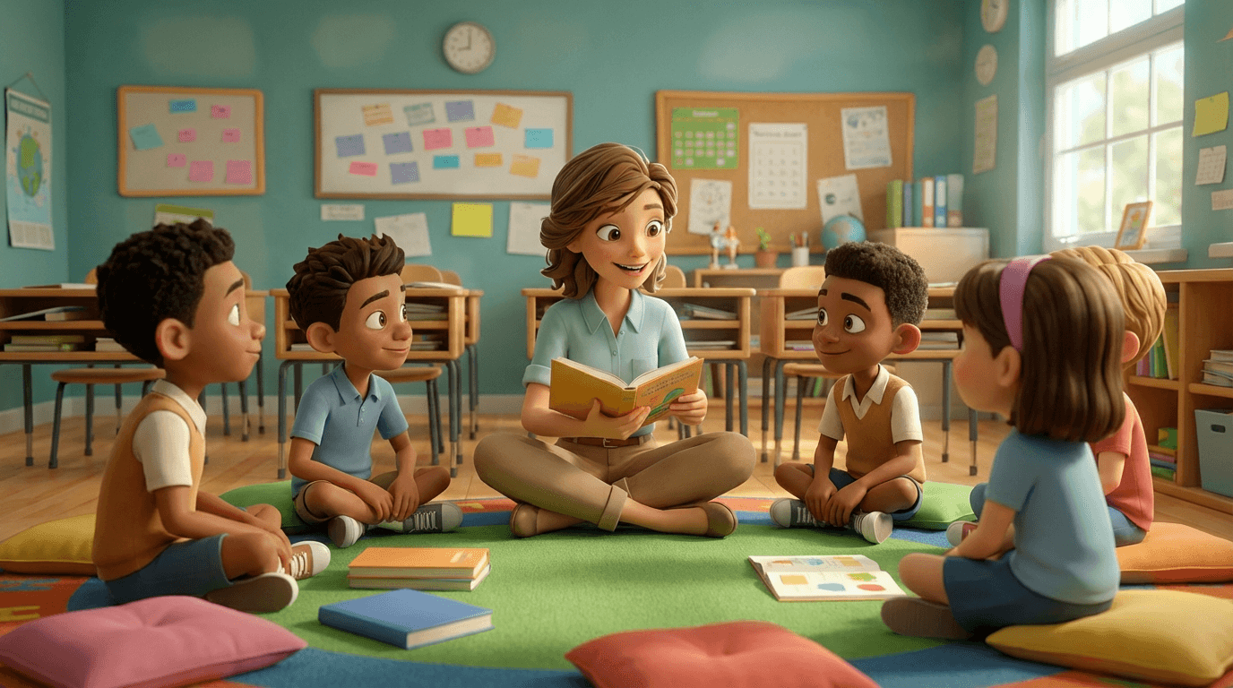 Criança sonhando com o futuro