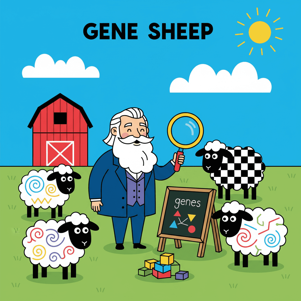 experimentando com a genética da criação de ovelhas