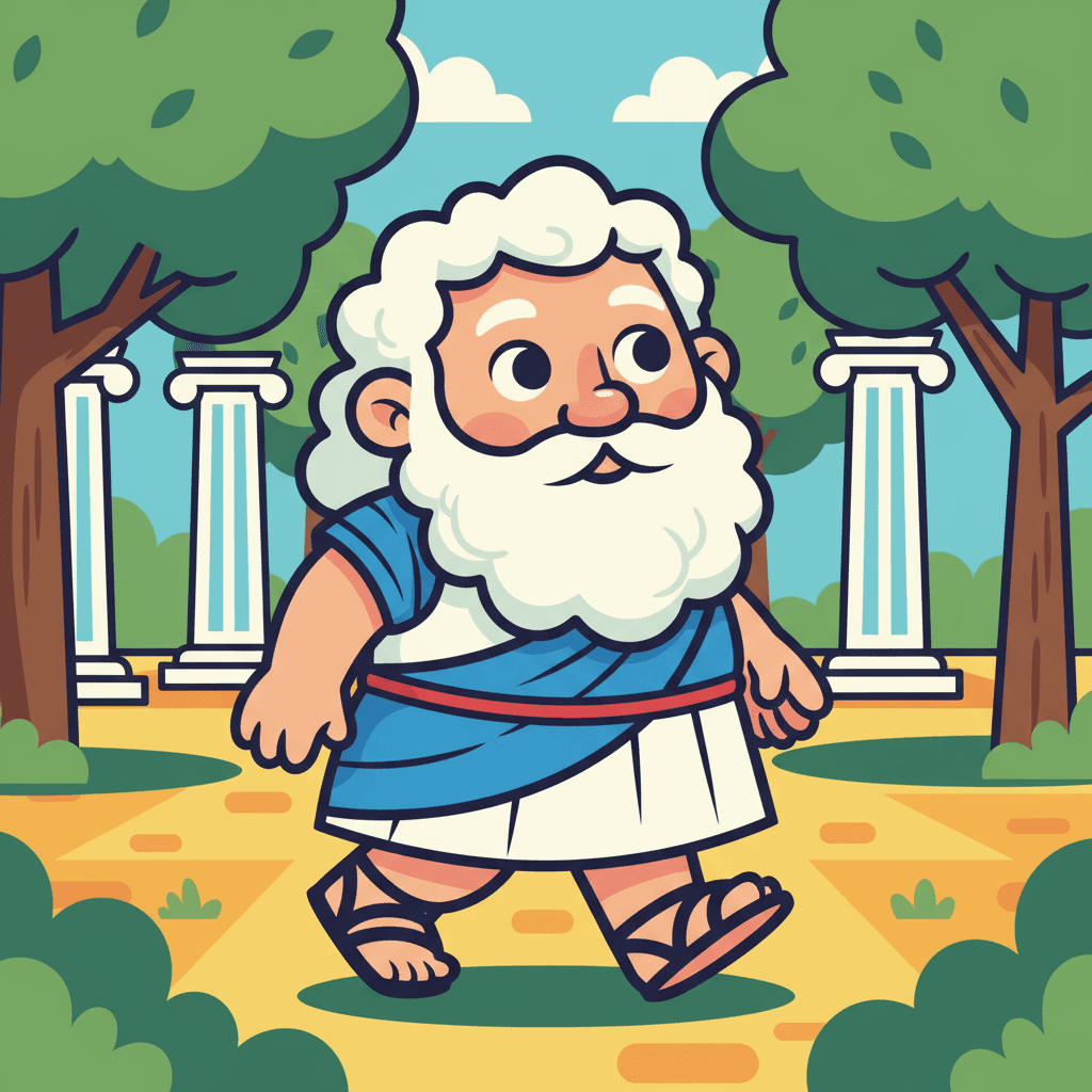 caminhando nos jardins do Liceu