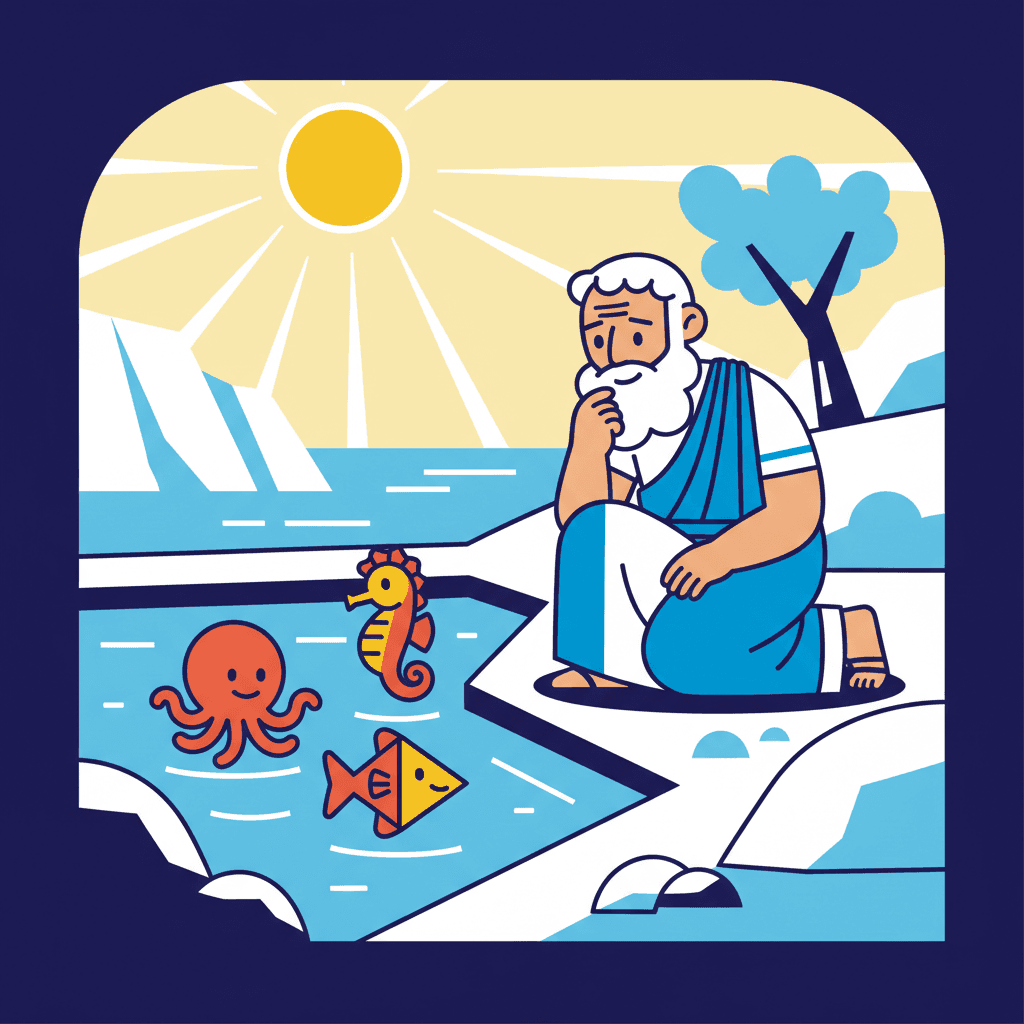 observando criaturas marinhas