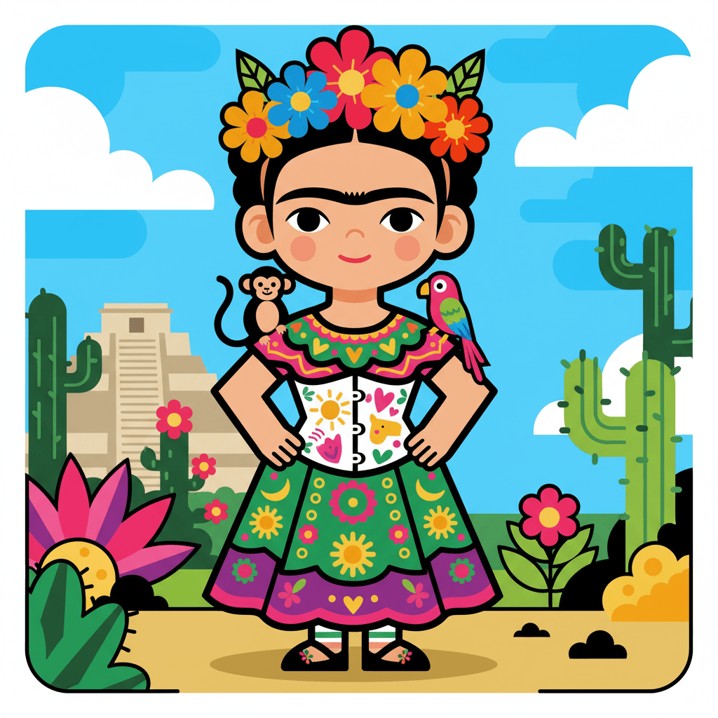 usando um colete médico pintado com arte