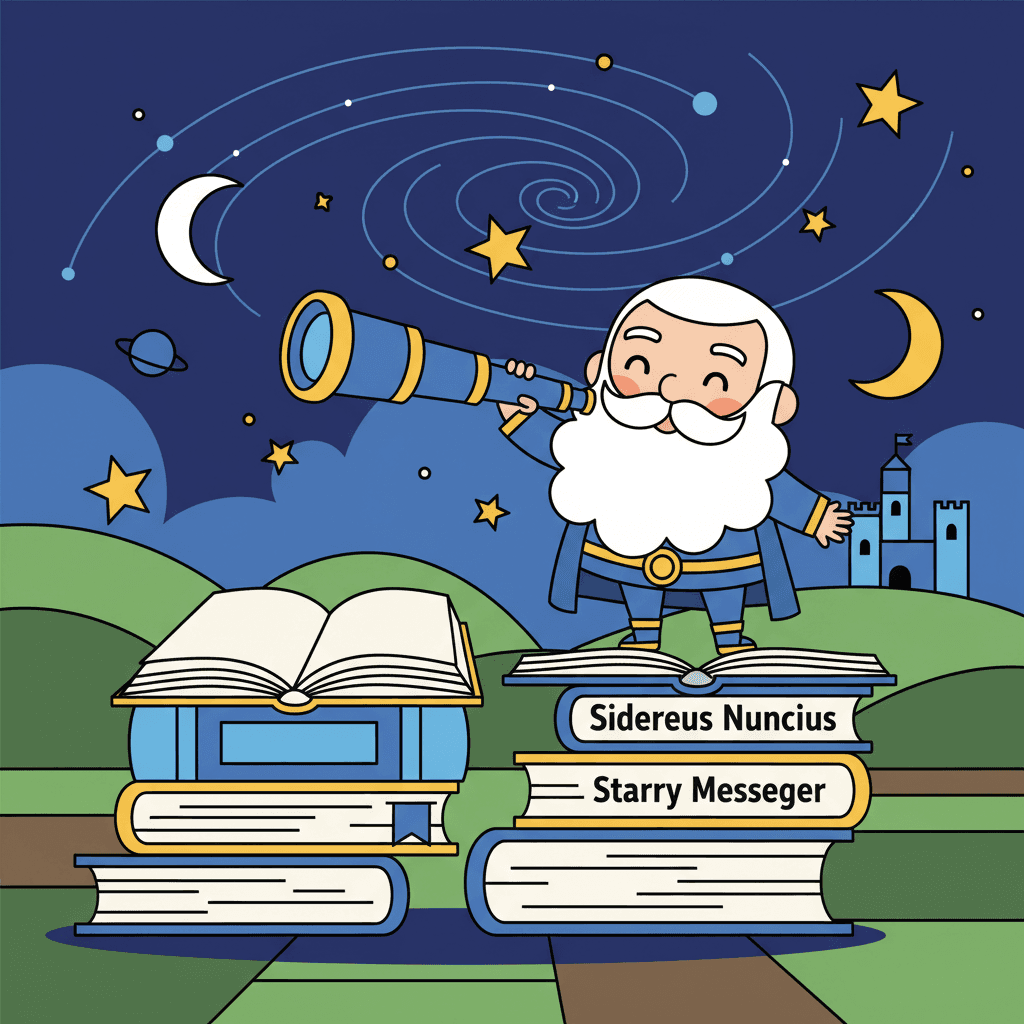 publicando o 'Mensageiro das Estrelas'