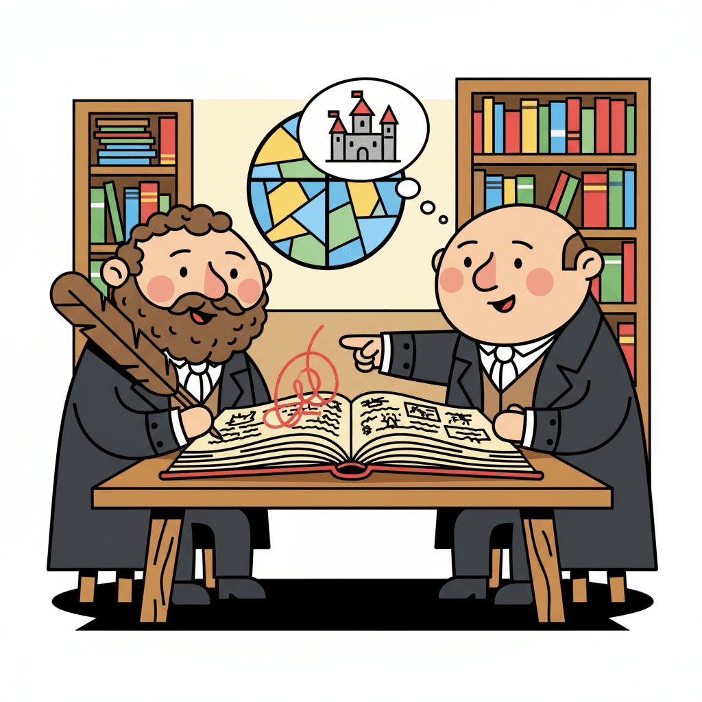 editando um grande manuscrito