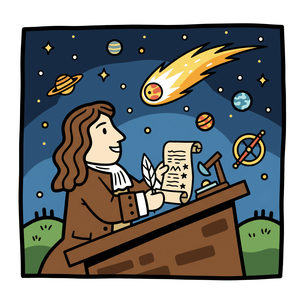 analisando o movimento dos cometas