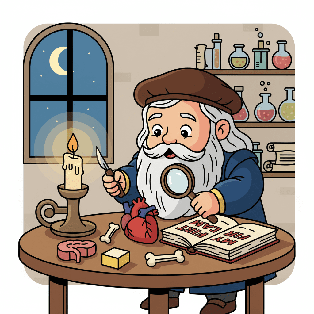 dissecando anatomia à luz de velas