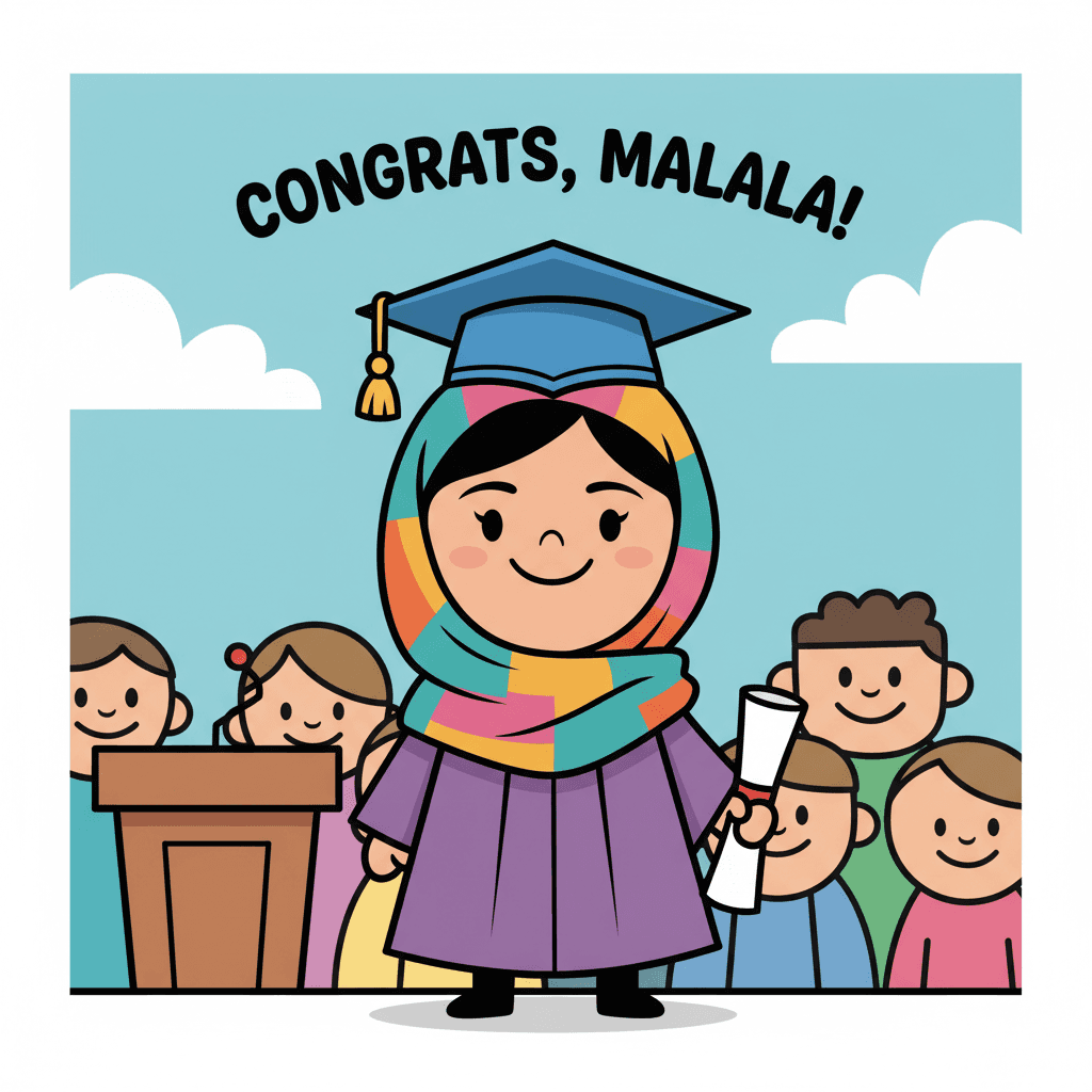 sorrindo com beca de formatura