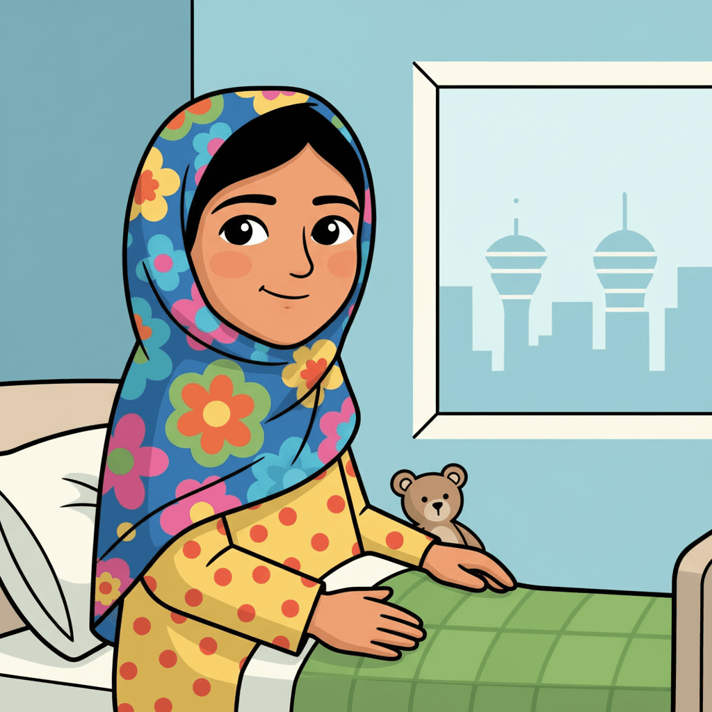 recuperando-se em um hospital em Birmingham