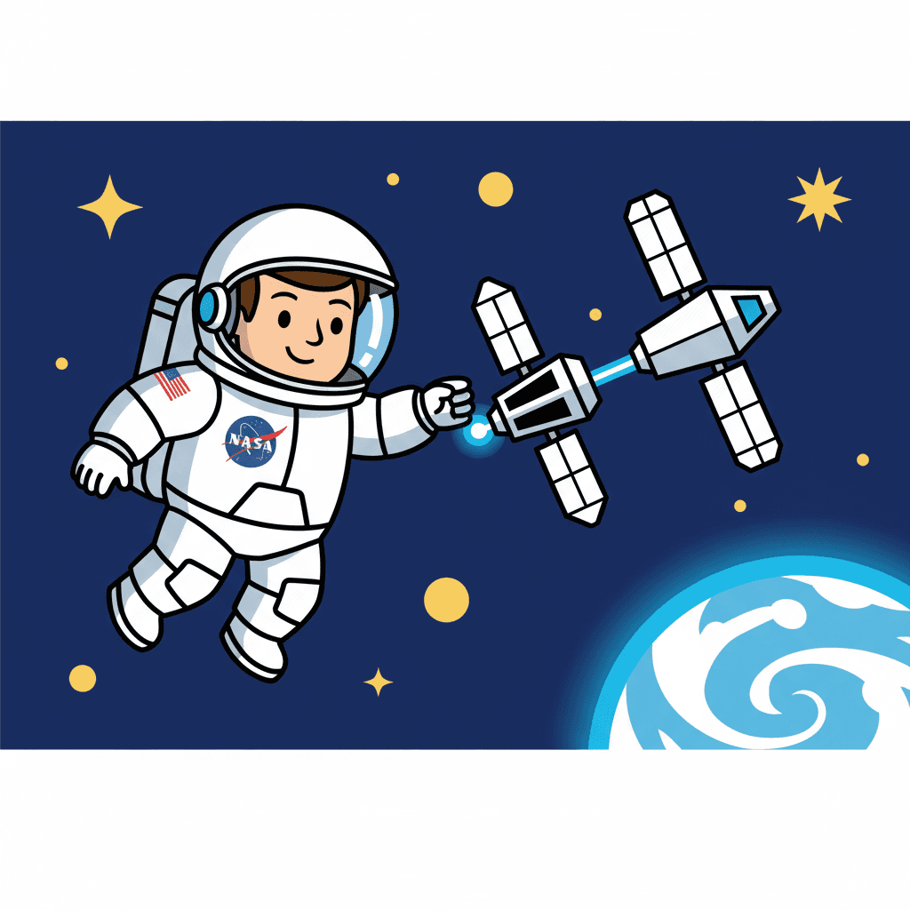 acoplando a espaçonave Gemini 8 em órbita