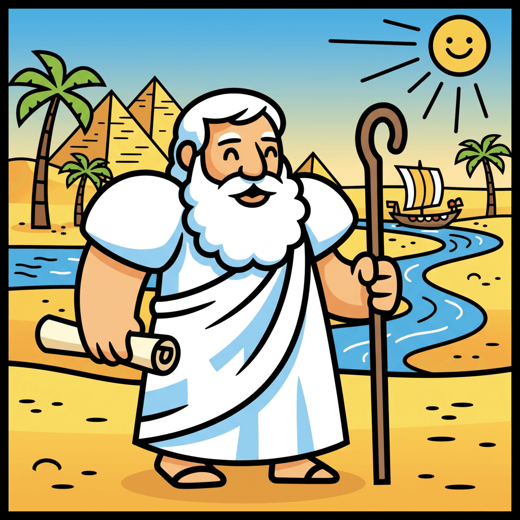 viajando ao Egito para estudar matemática