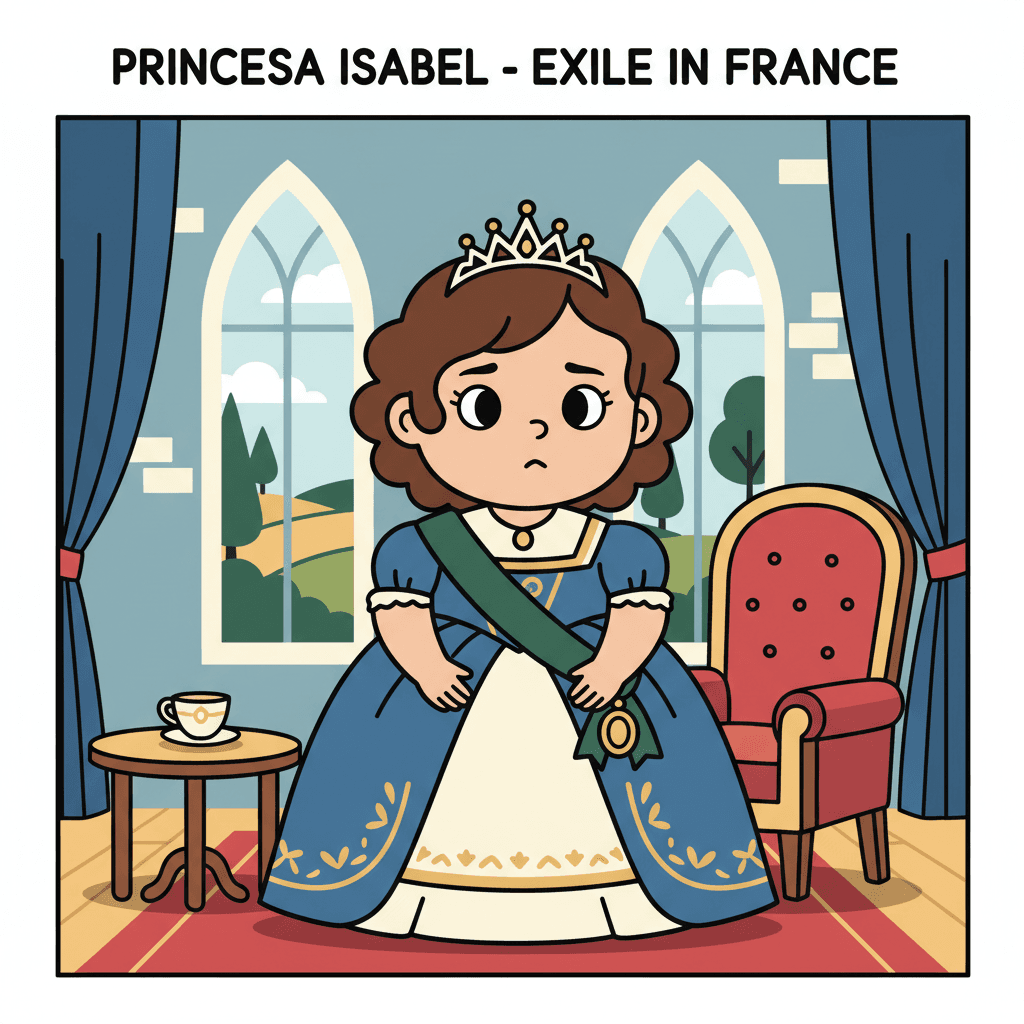 vivendo no exílio em um castelo francês