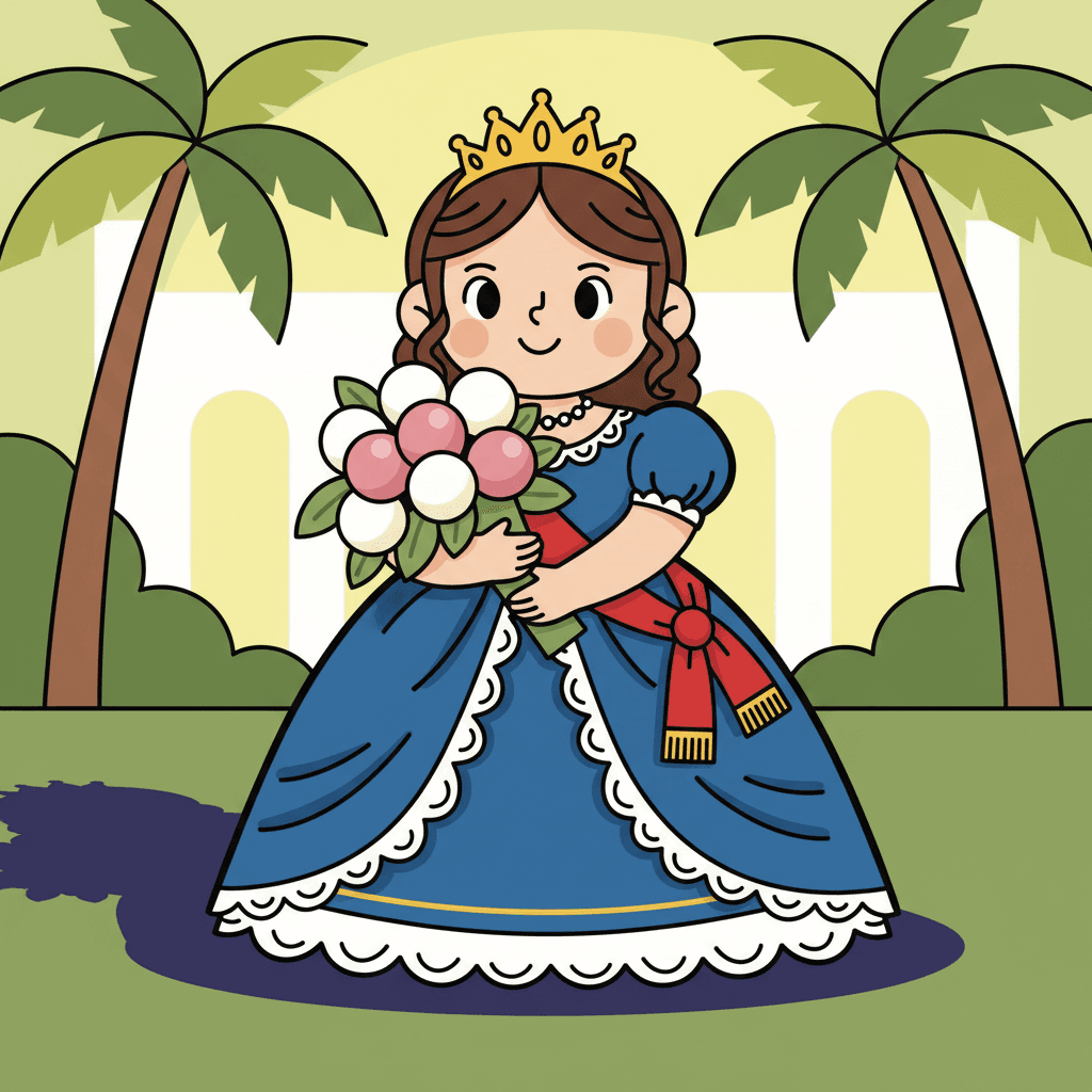 segurando um buquê de flores com graça