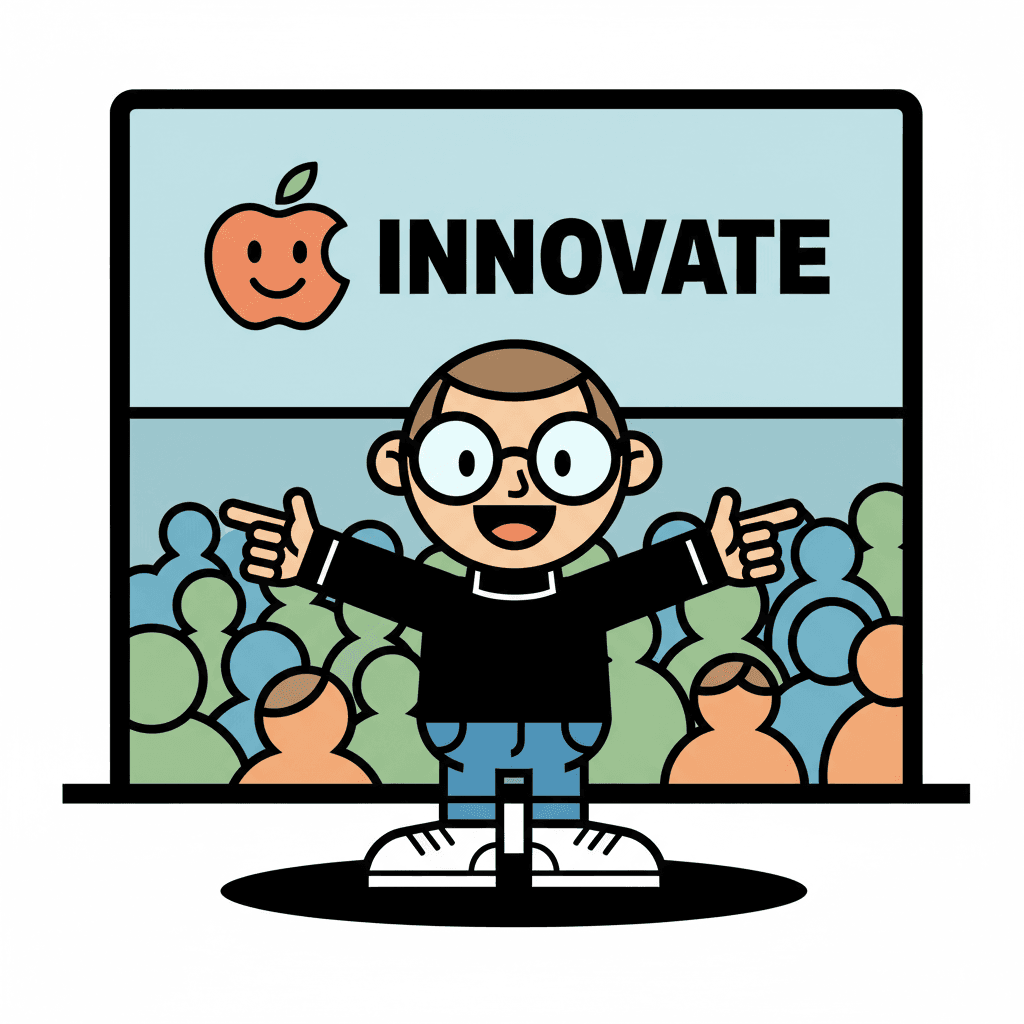 gesticulando durante uma apresentação