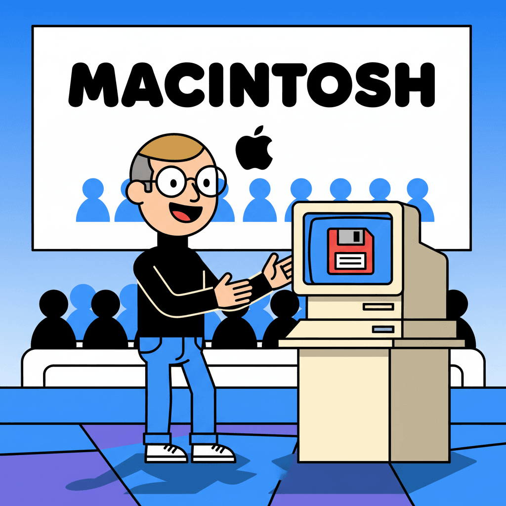 revelando o computador Macintosh
