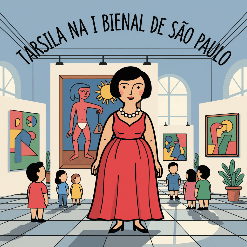 expondo na primeira Bienal de São Paulo