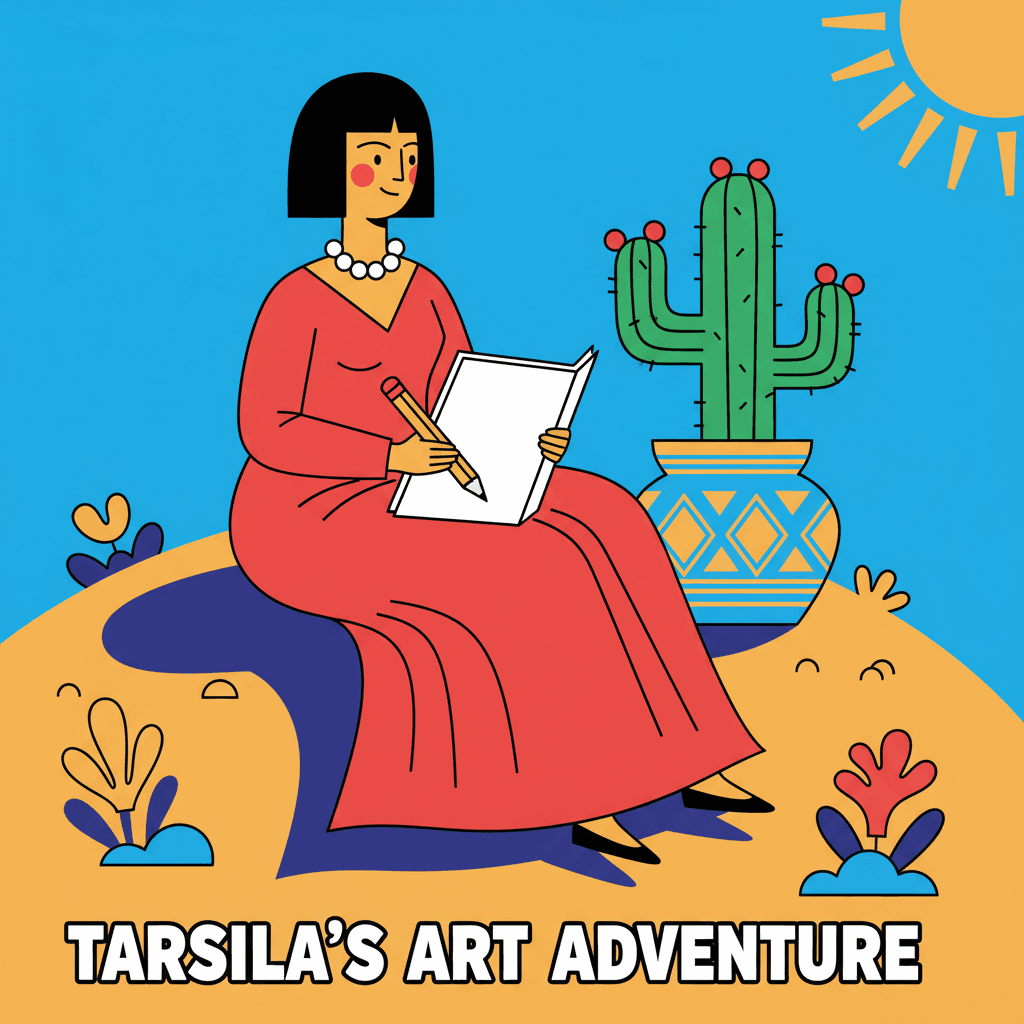 esboçando um cacto no caderno