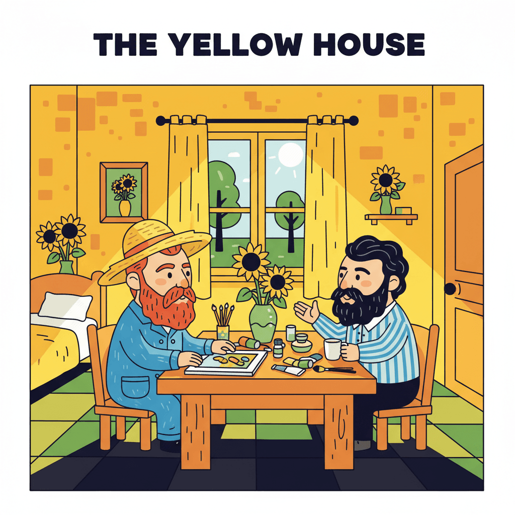 vivendo com Paul Gauguin na Casa Amarela